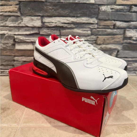 Puma White and Black SoftFoam Sneakers - Picture 2 of 7